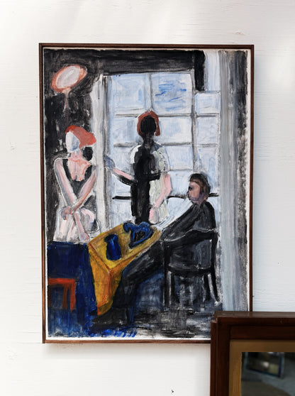 Vintage Figural Painting