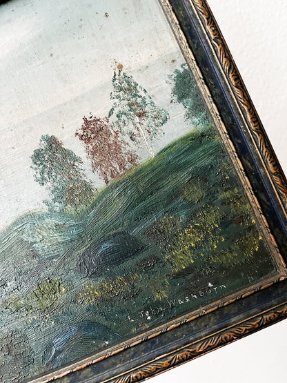 Antique Landscape Painting