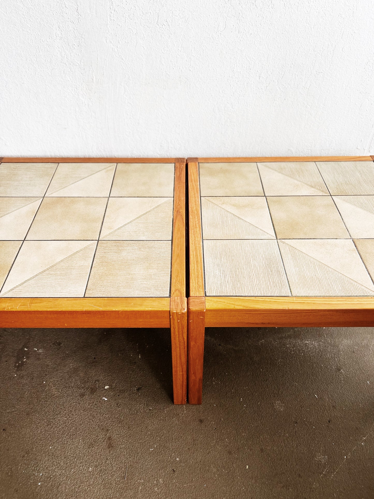 Gangso Møbler Danish Teak and Ceramic Inlay Table