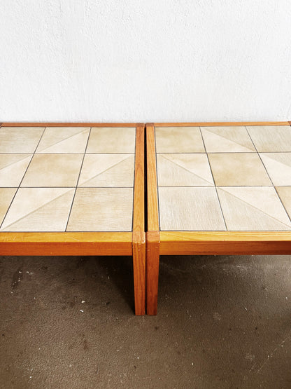 Gangso Møbler Danish Teak and Ceramic Inlay Table