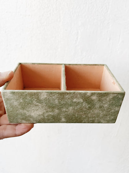 Antique Silk Jewelry Box