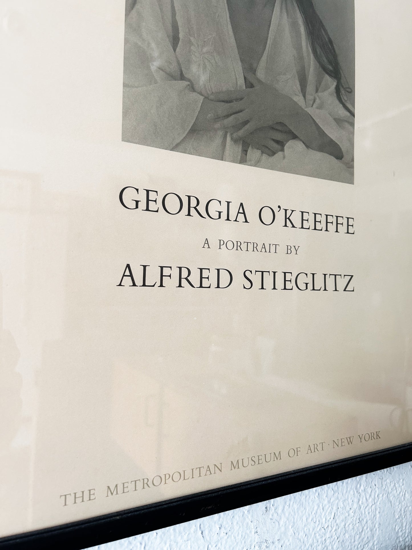 Vintage Original Georgia/Alfred Framed Exhibit Litho