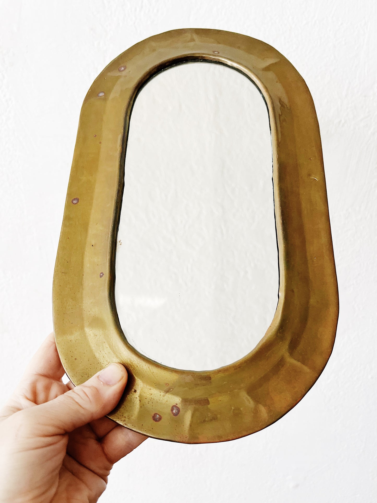 Vintage Moroccan Brass Mirror