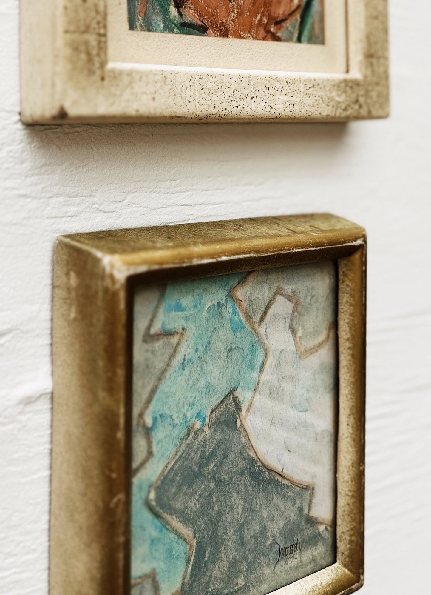 Original Mid Century Woody Tallman Mini Paintings