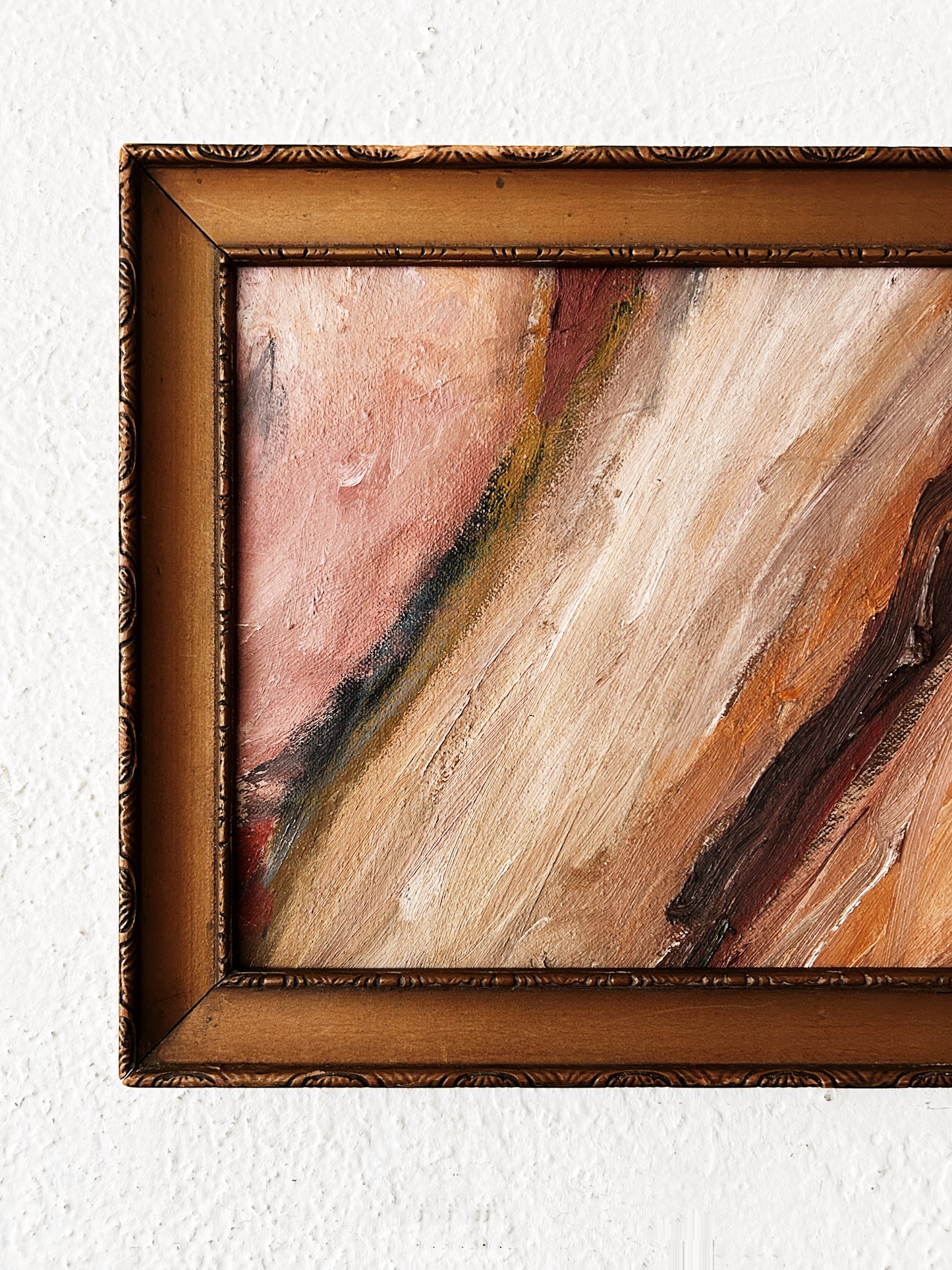 Vintage Abstract Oil Painting