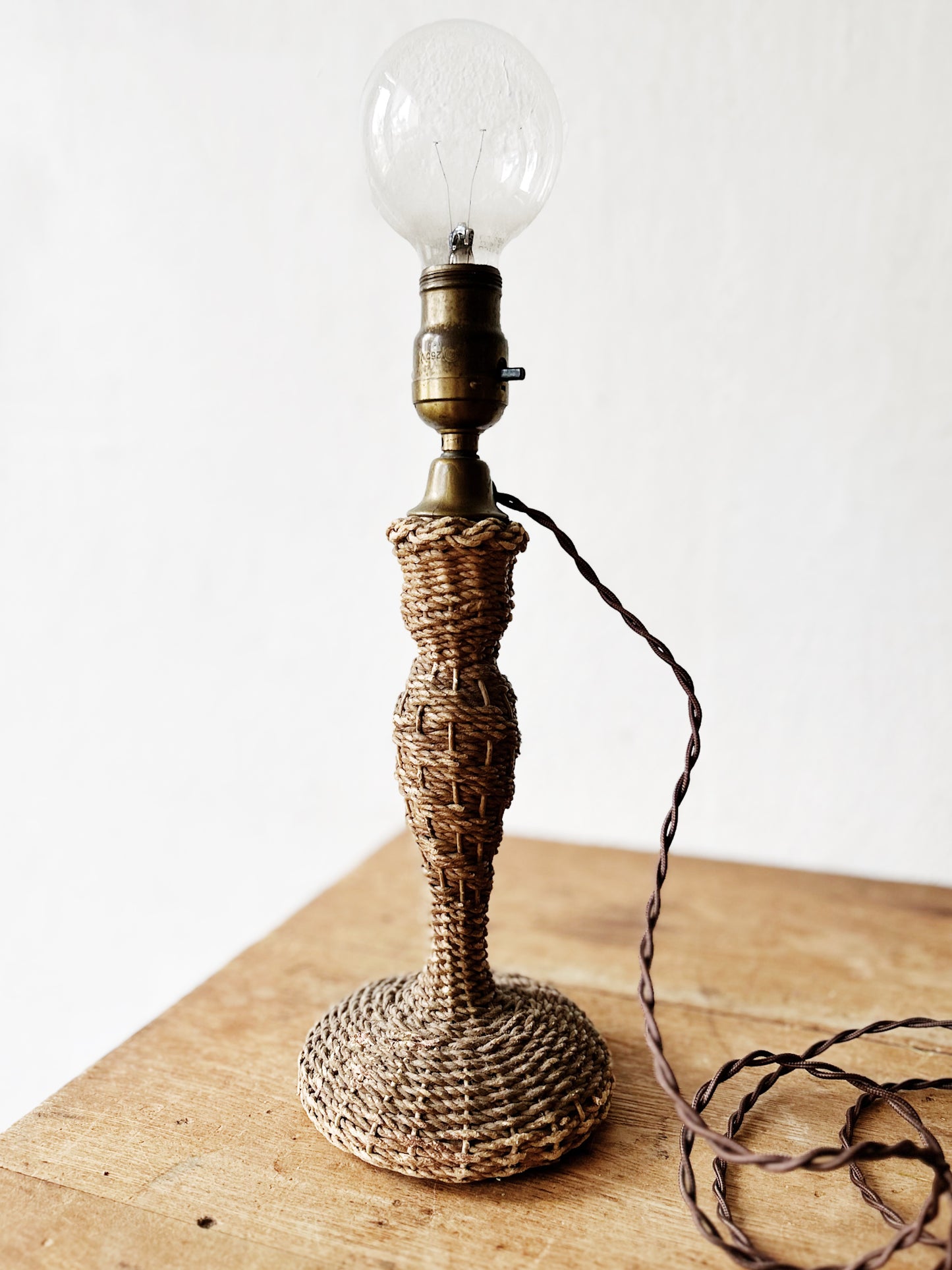 Antique Rope Lamp