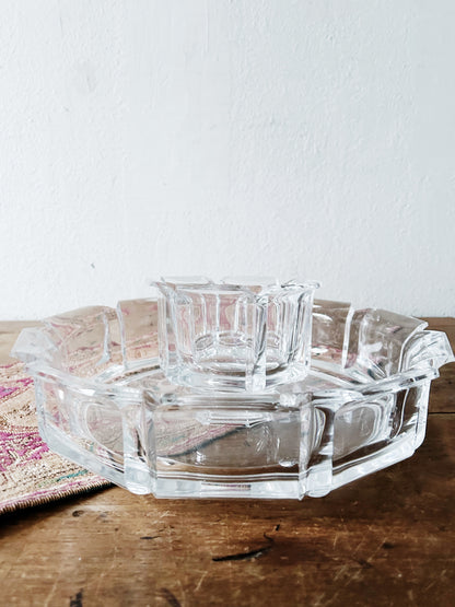 1970’s Grainware Lucite Chip and Dip