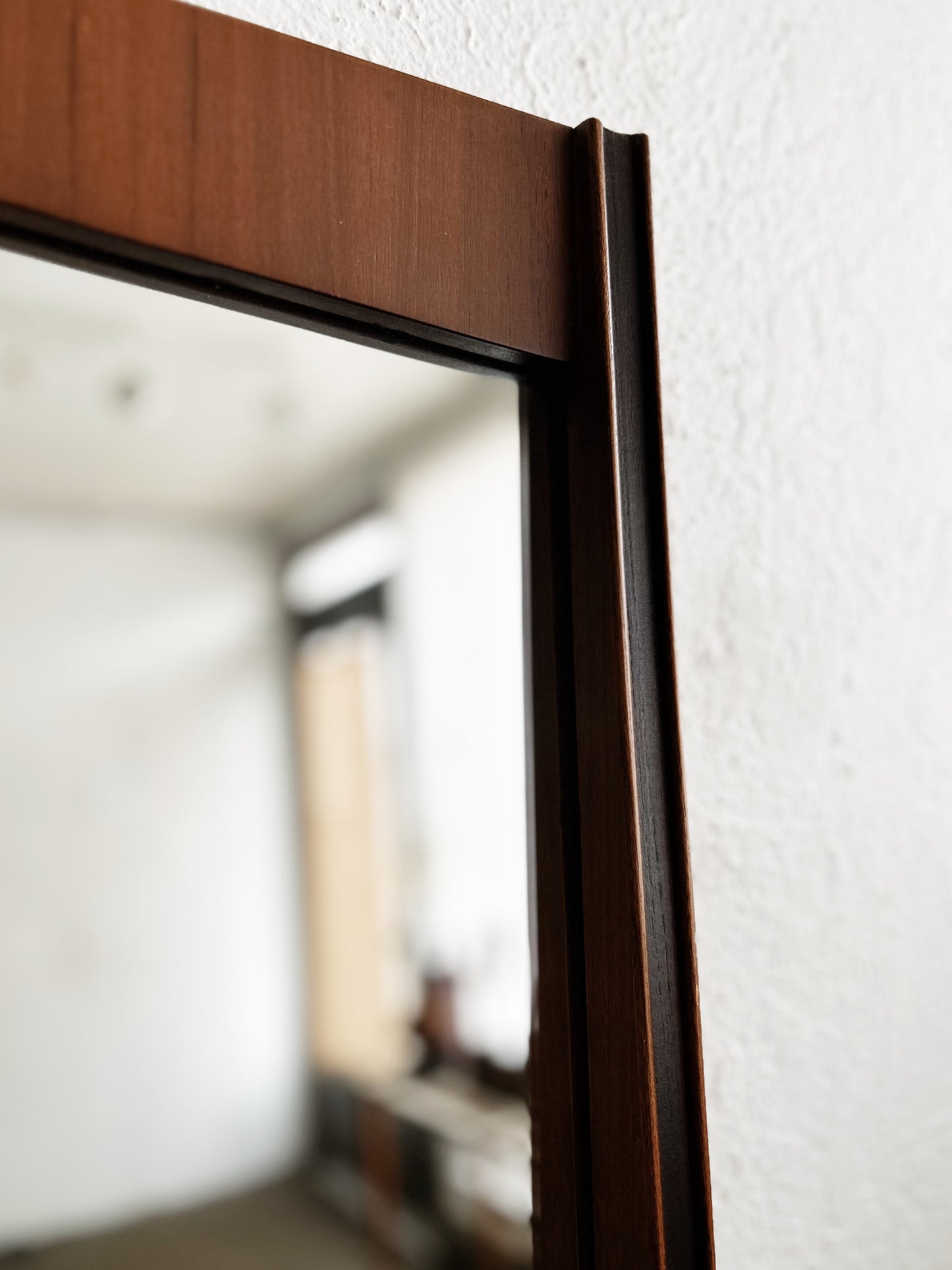 Mid Century Walnut Mirror