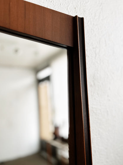 Mid Century Walnut Mirror