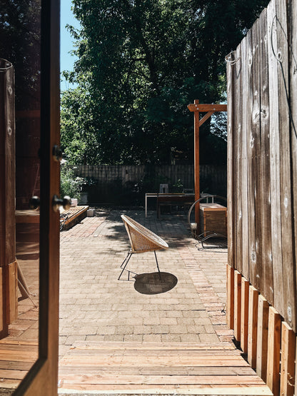 Large Mid Century Hoop Chair