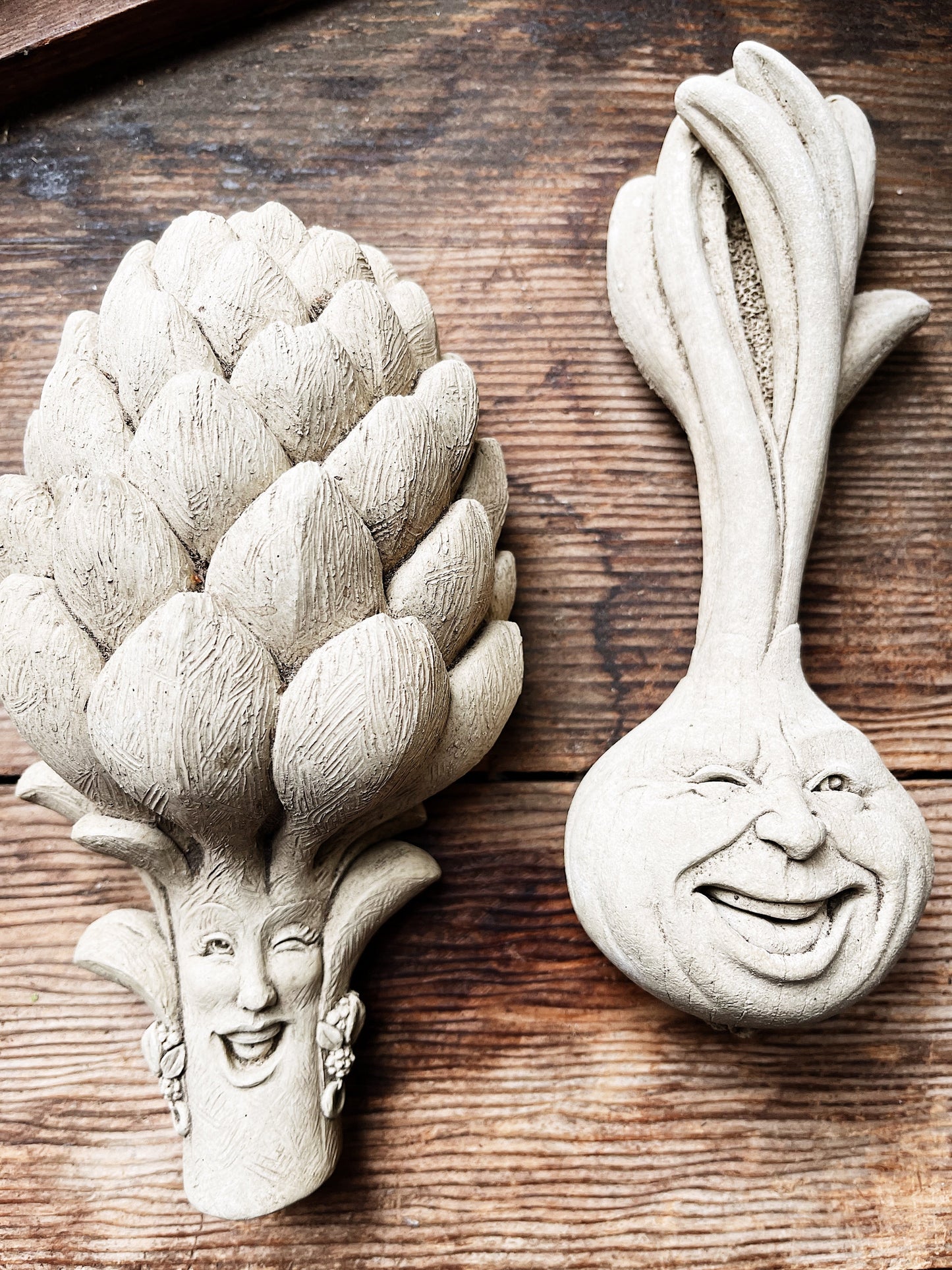 Artisan Made Veggie Faces