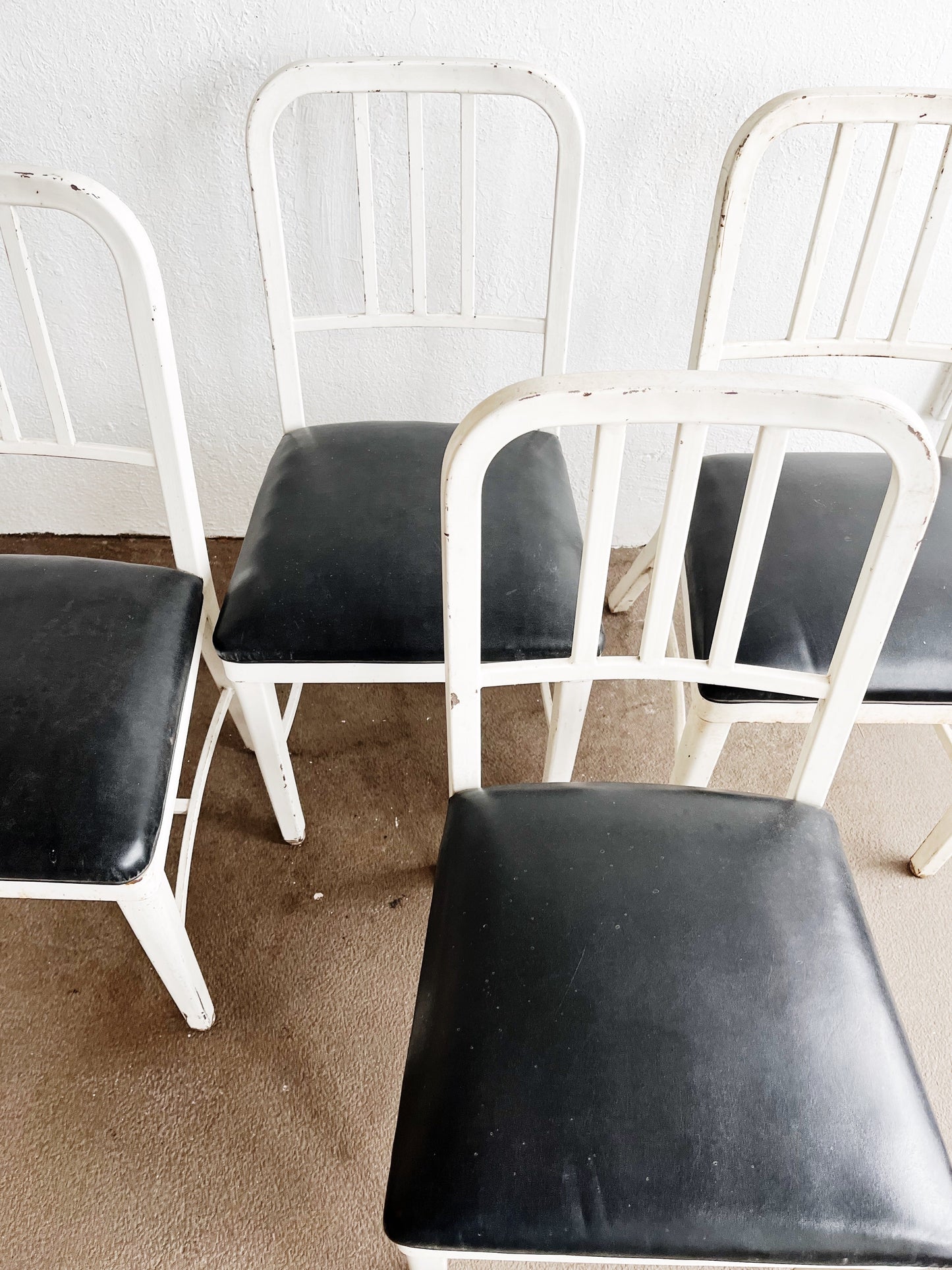 Set of Vintage Naval Chairs