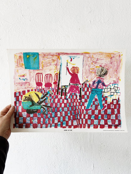 Mid Century Oversized Print