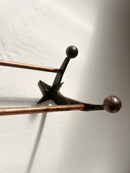 Atomic Era Copper Rack