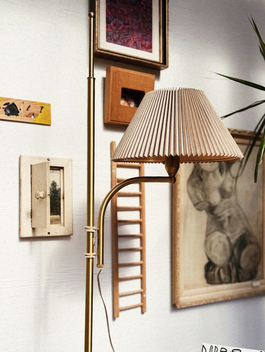 Mid Century MG Wheeler 'Sight Light' Floor Lamp