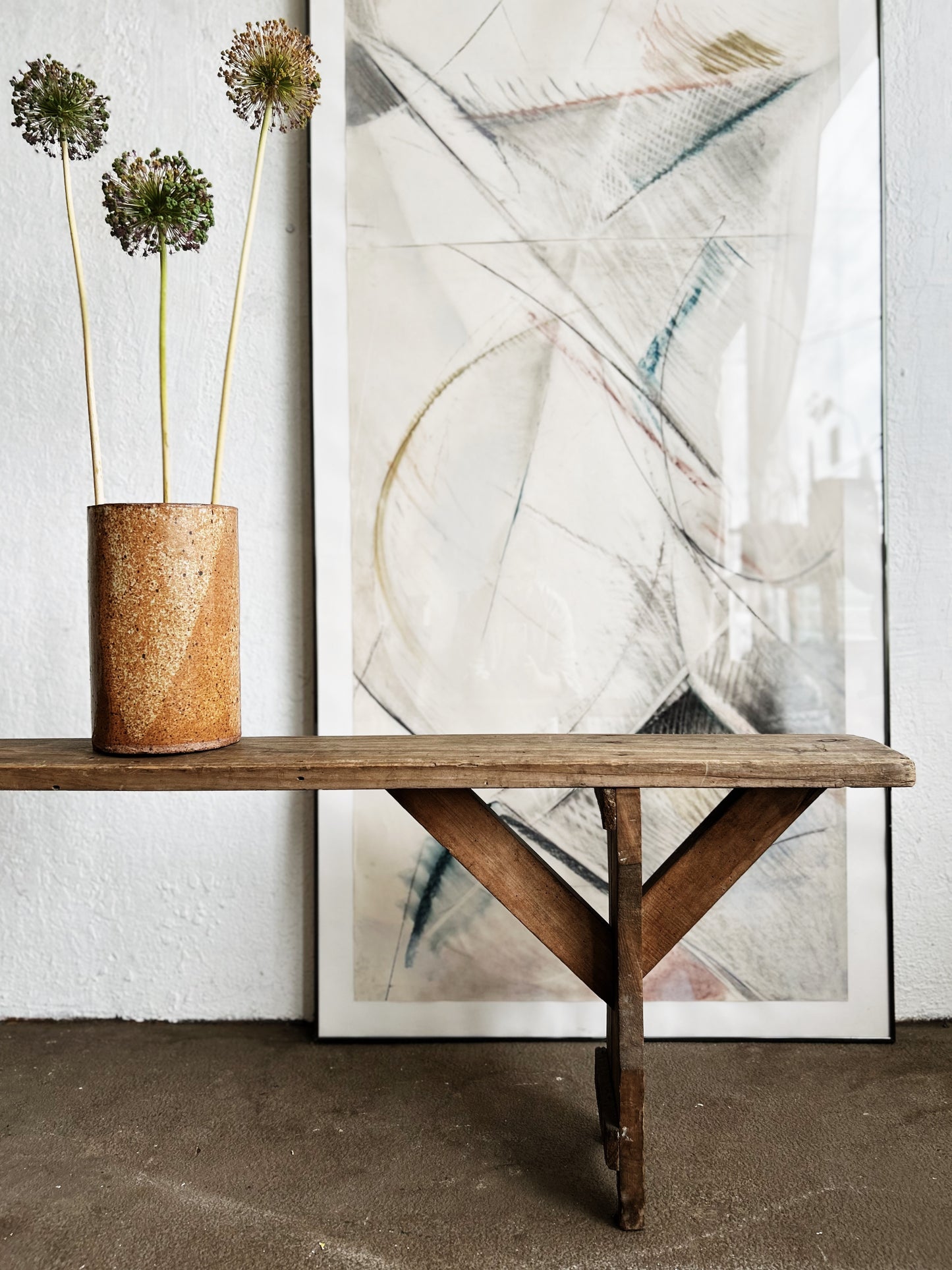 Primitive Wood Bench