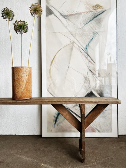 Primitive Wood Bench