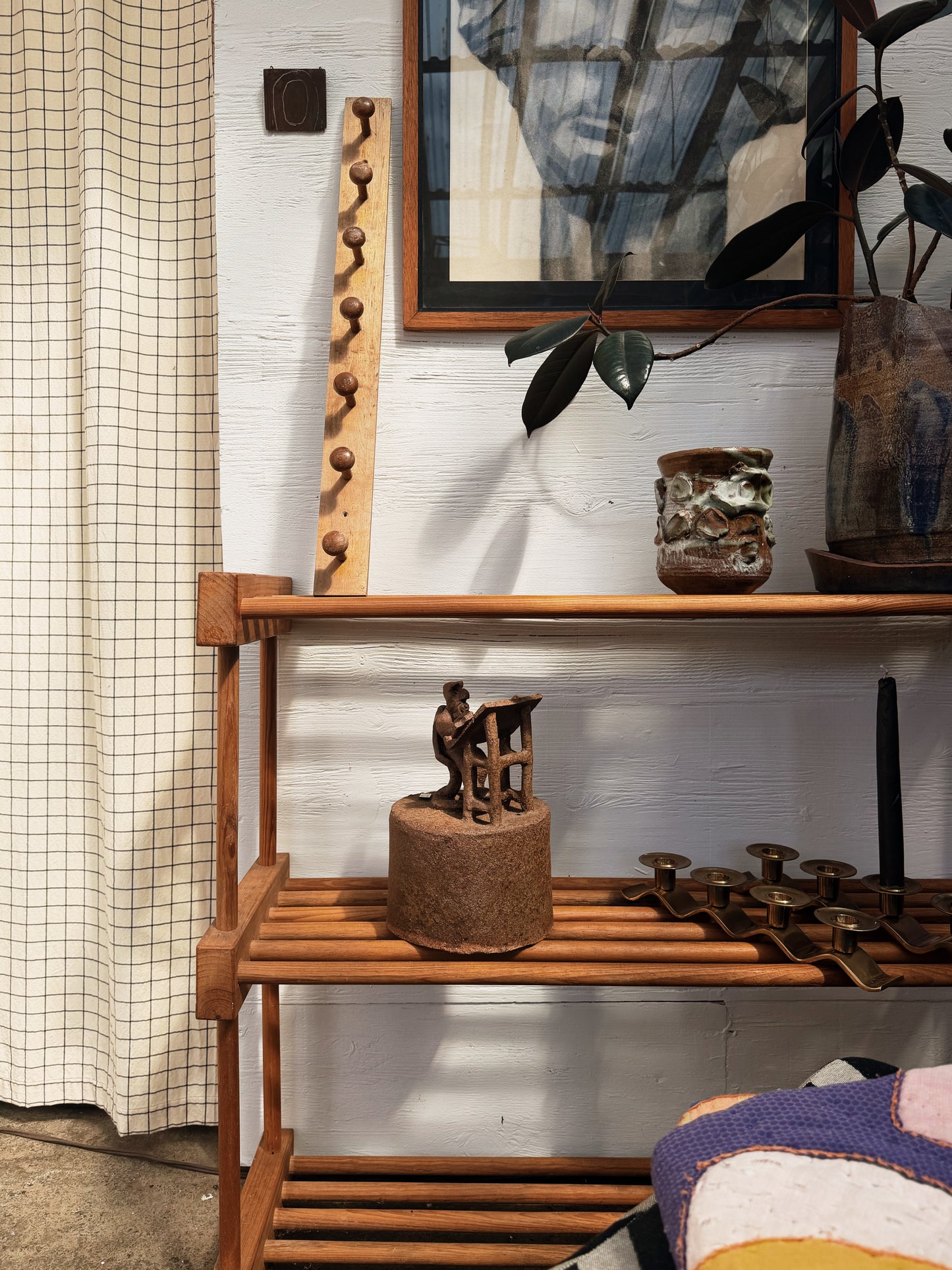 Vintage Dowel Shelf