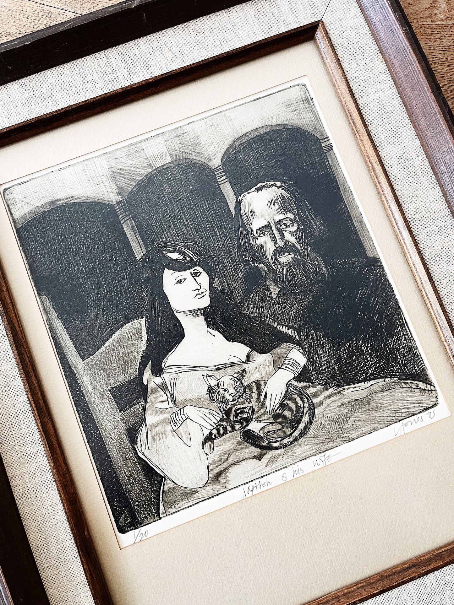 Original Vintage Etching