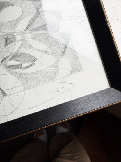 Mid Century Pencil Sketch