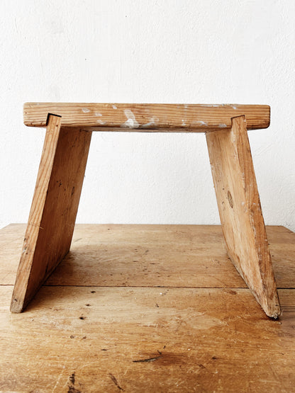 Primitive Wood Stool