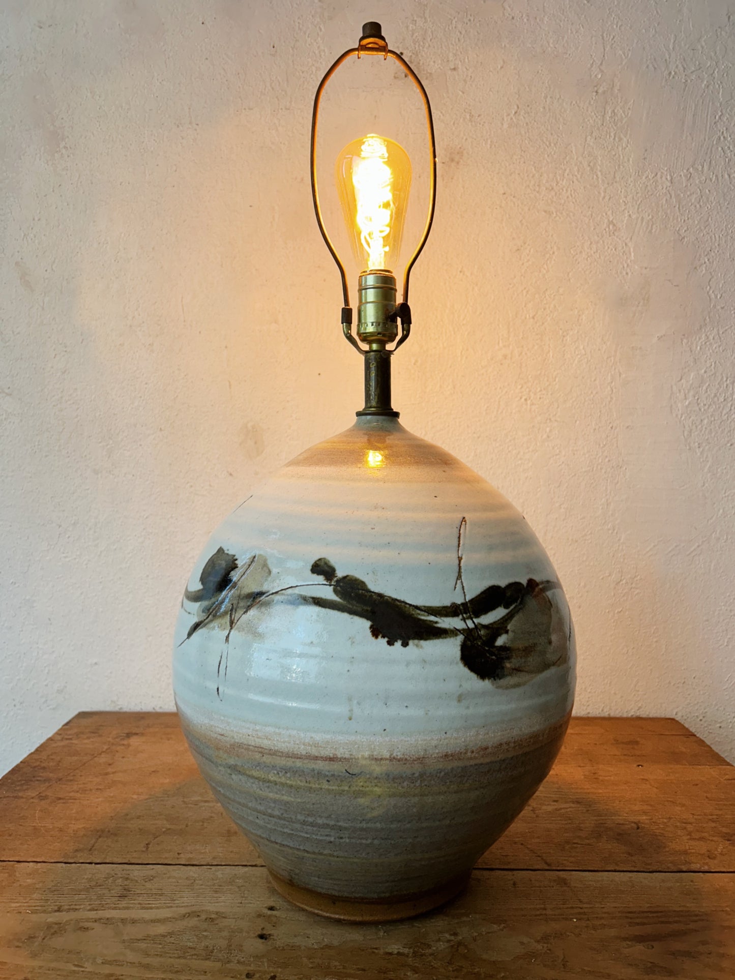 Large Vintage Ceramic Lamp