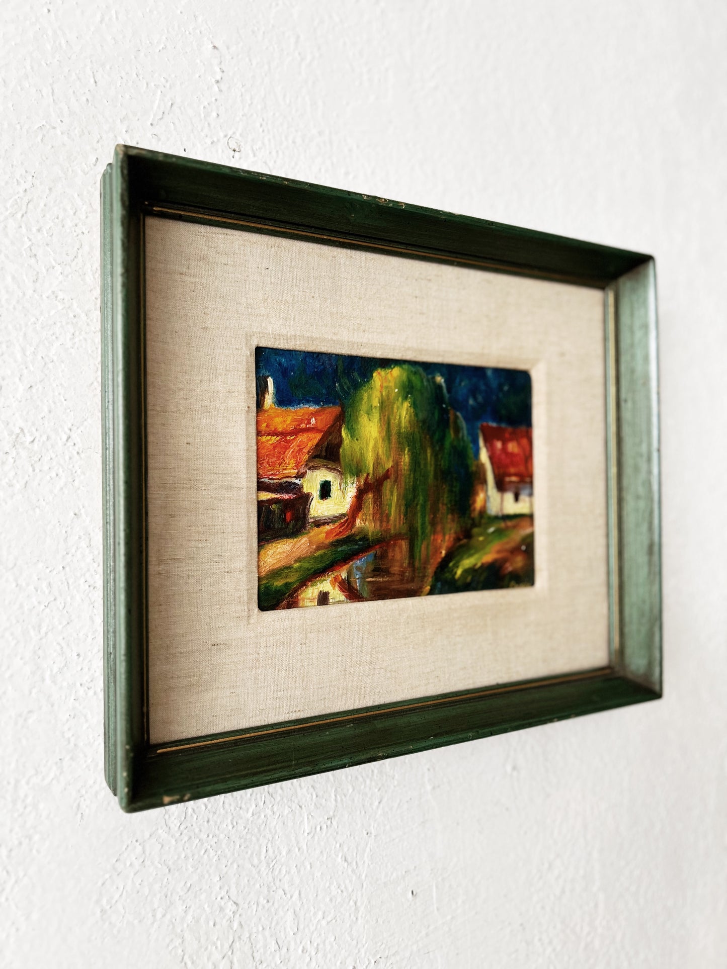 Vintage Landscape Oil Painting