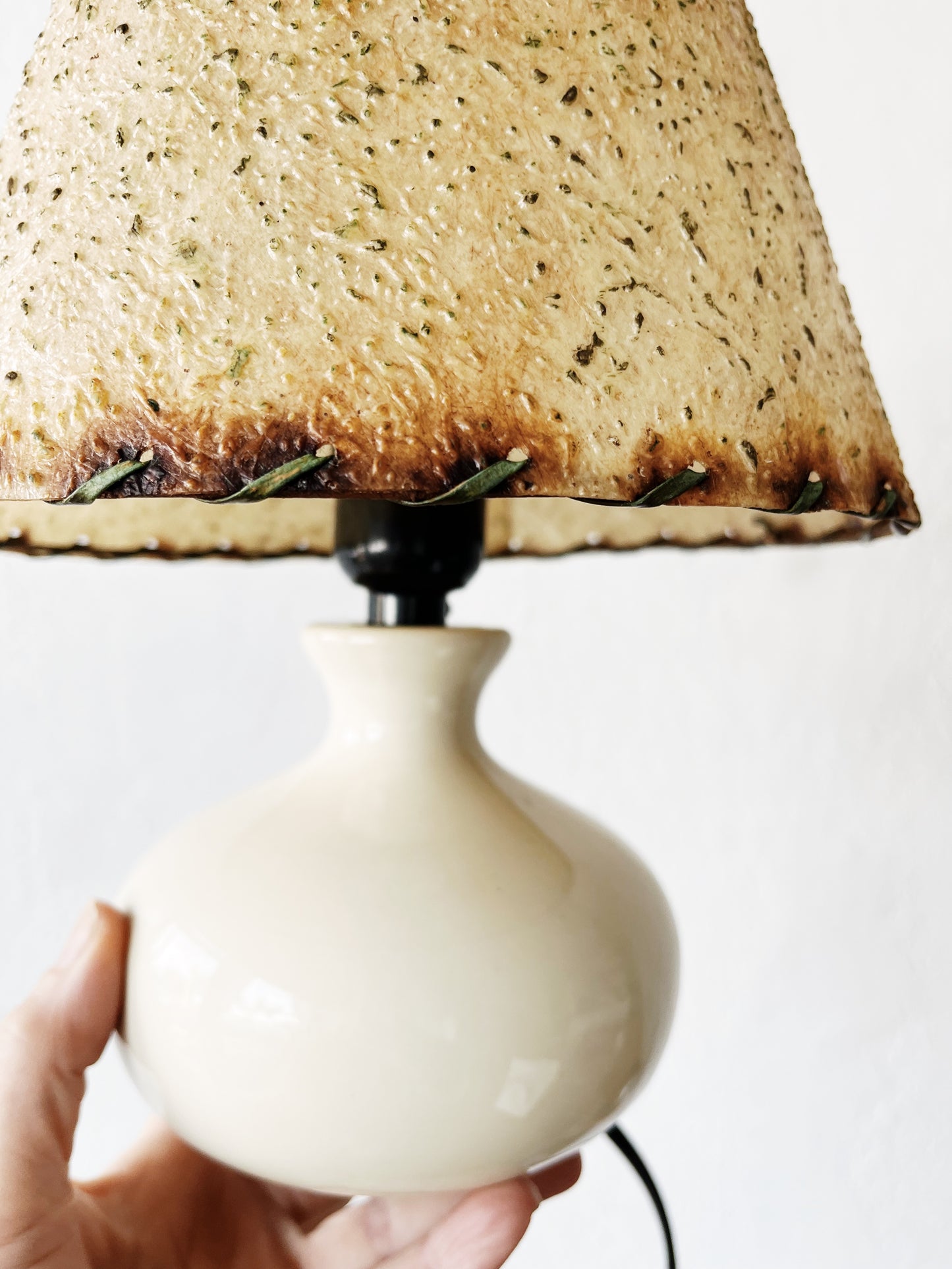 Vintage Ceramic Lamp and Shade