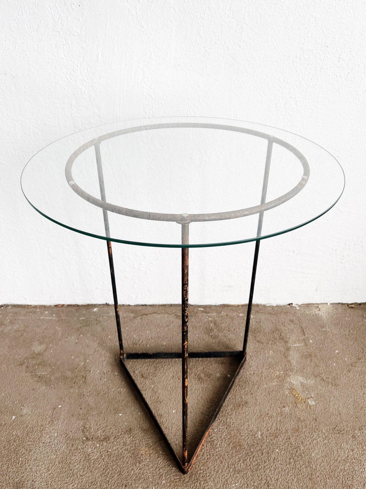 Vintage Iron Side Table