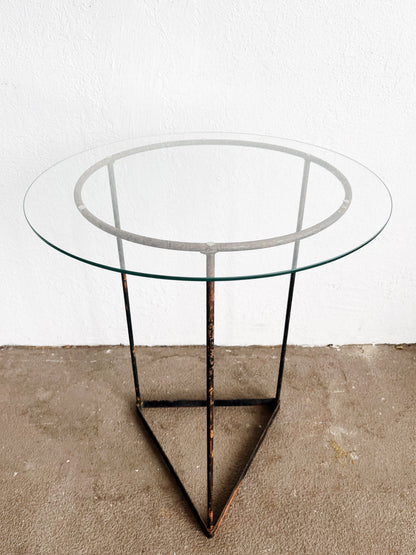 Vintage Iron Side Table