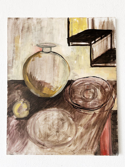 Large Vintage Original Still Life Painting