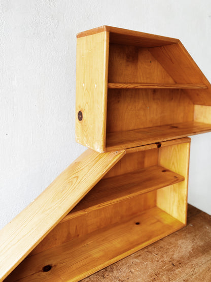 Handmade Trapezoid Shelf