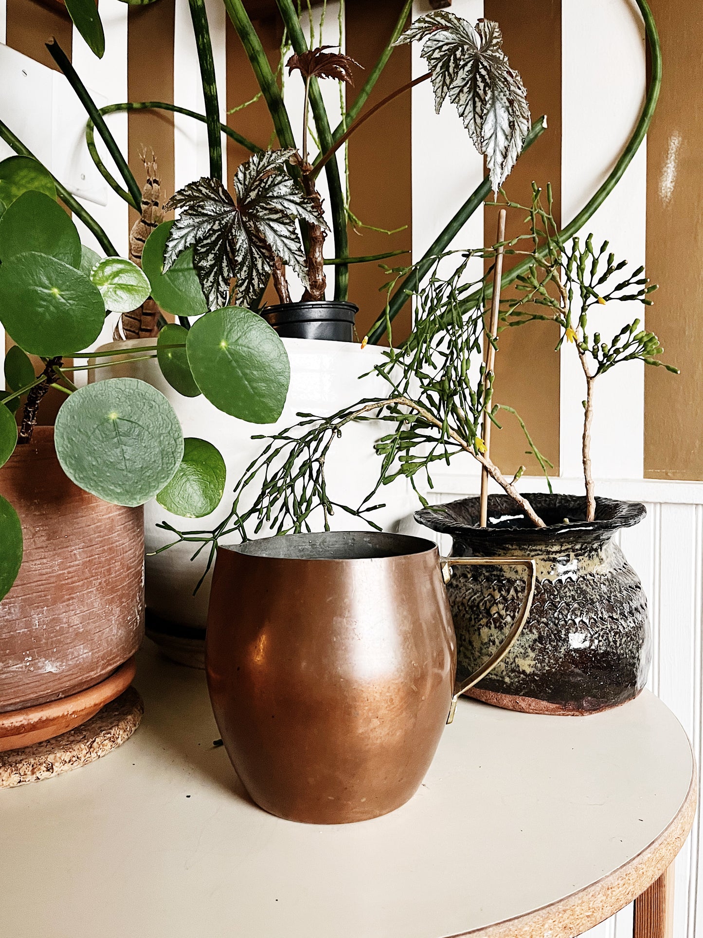 Art Deco Italian Copper Pitcher