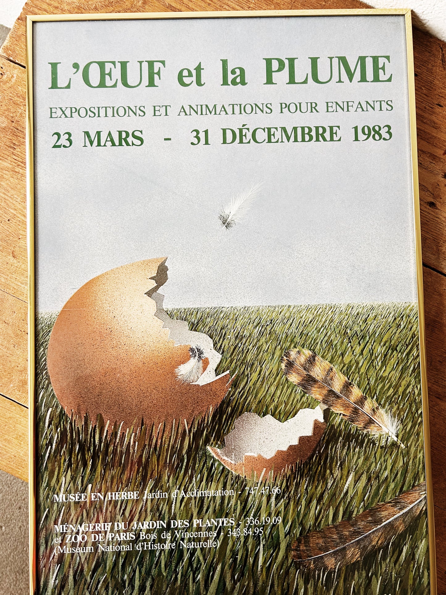 Vintage French Gallery Poster