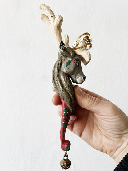 Vintage Denise Calla Folk Art ‘Enchanted Forest’ Ornaments