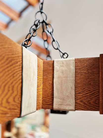 Vintage Brutalist Chandelier