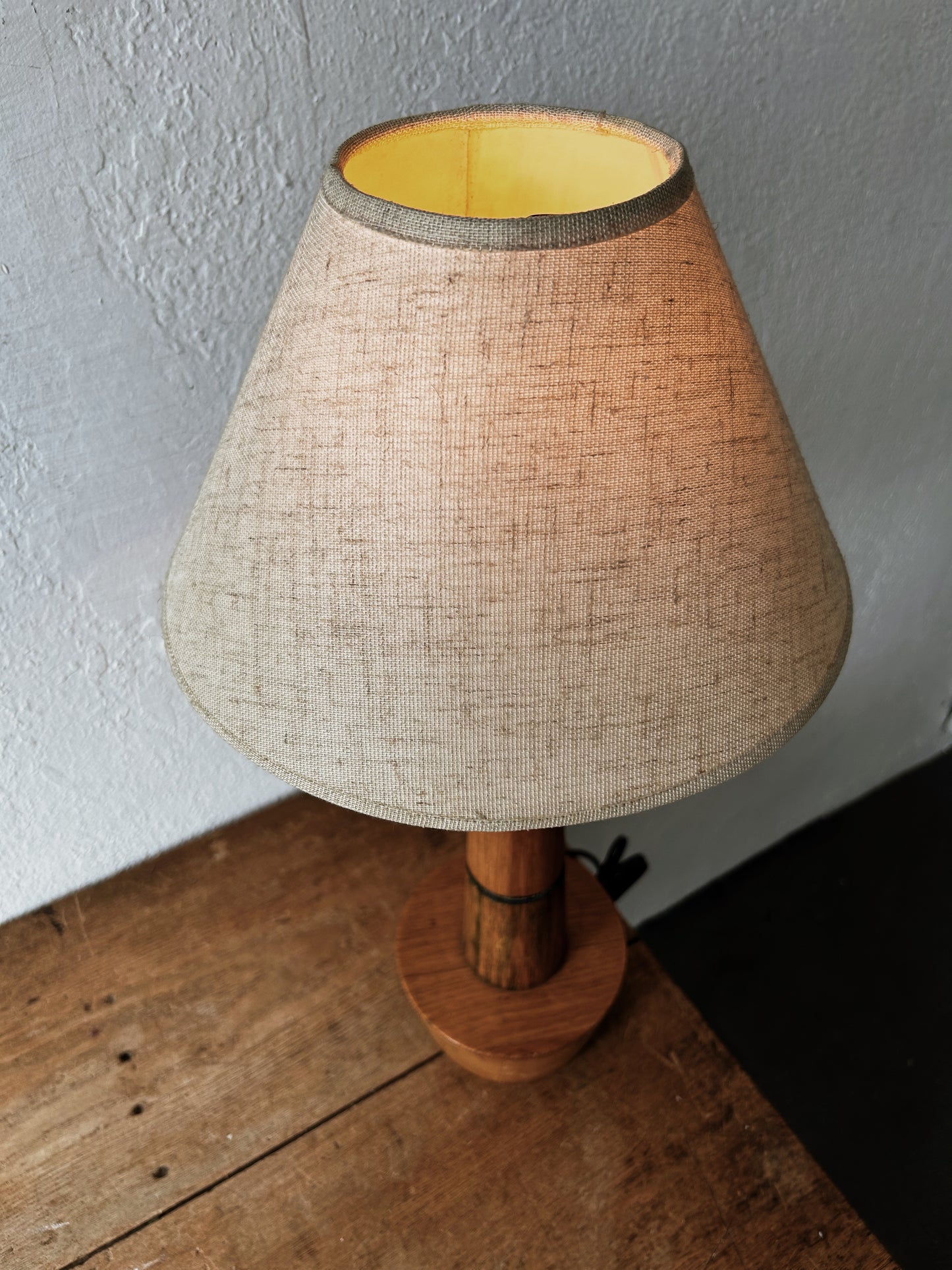Vintage Folk Art Lamp