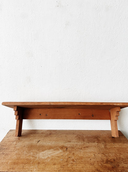Vintage Wood Wall Shelf