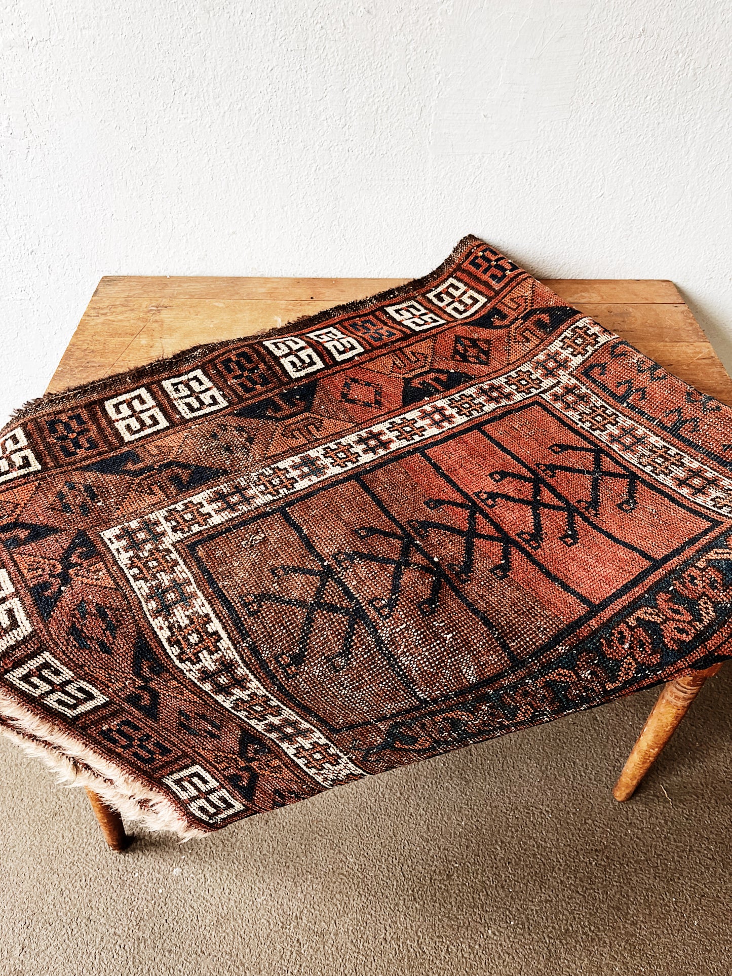 Vintage Wool Kilim Rug