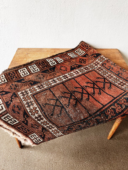 Vintage Wool Kilim Rug