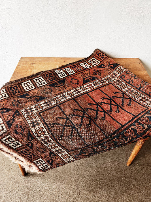 Vintage Wool Kilim Rug