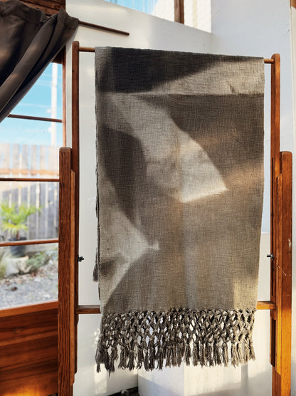 Vintage Shadow Dyed Linen Throw