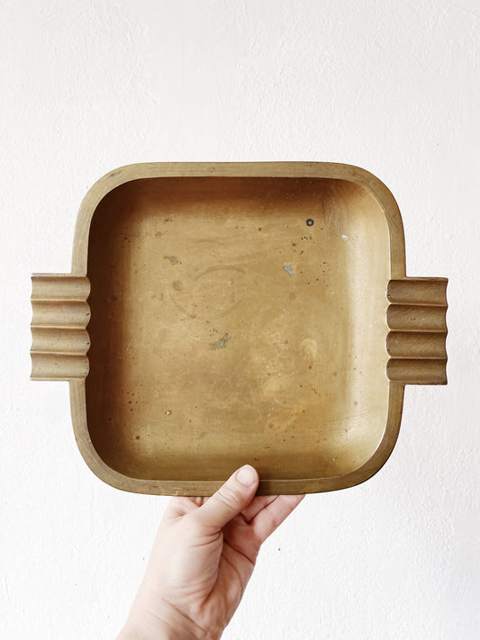 Art Deco Brass Tray