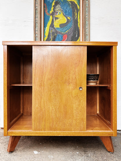 Vintage Sliding Door Cabinet