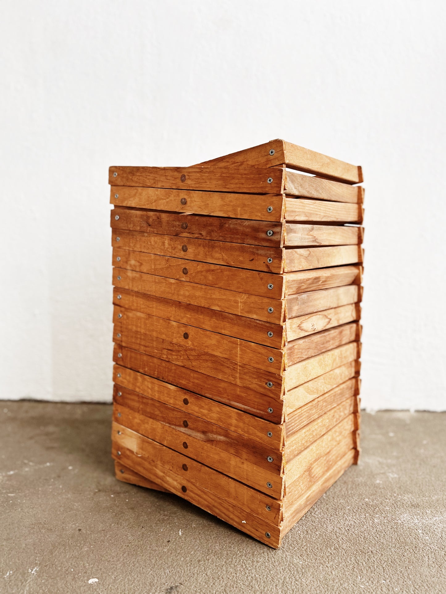 Giant Wood Accordion Sculpture