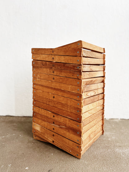 Giant Wood Accordion Sculpture