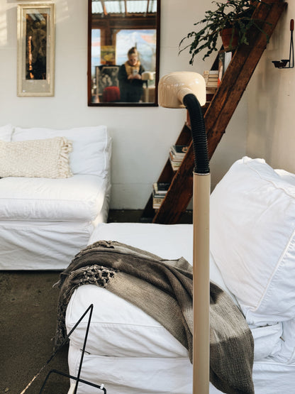 Cotton Slipcovered Sectional Couch