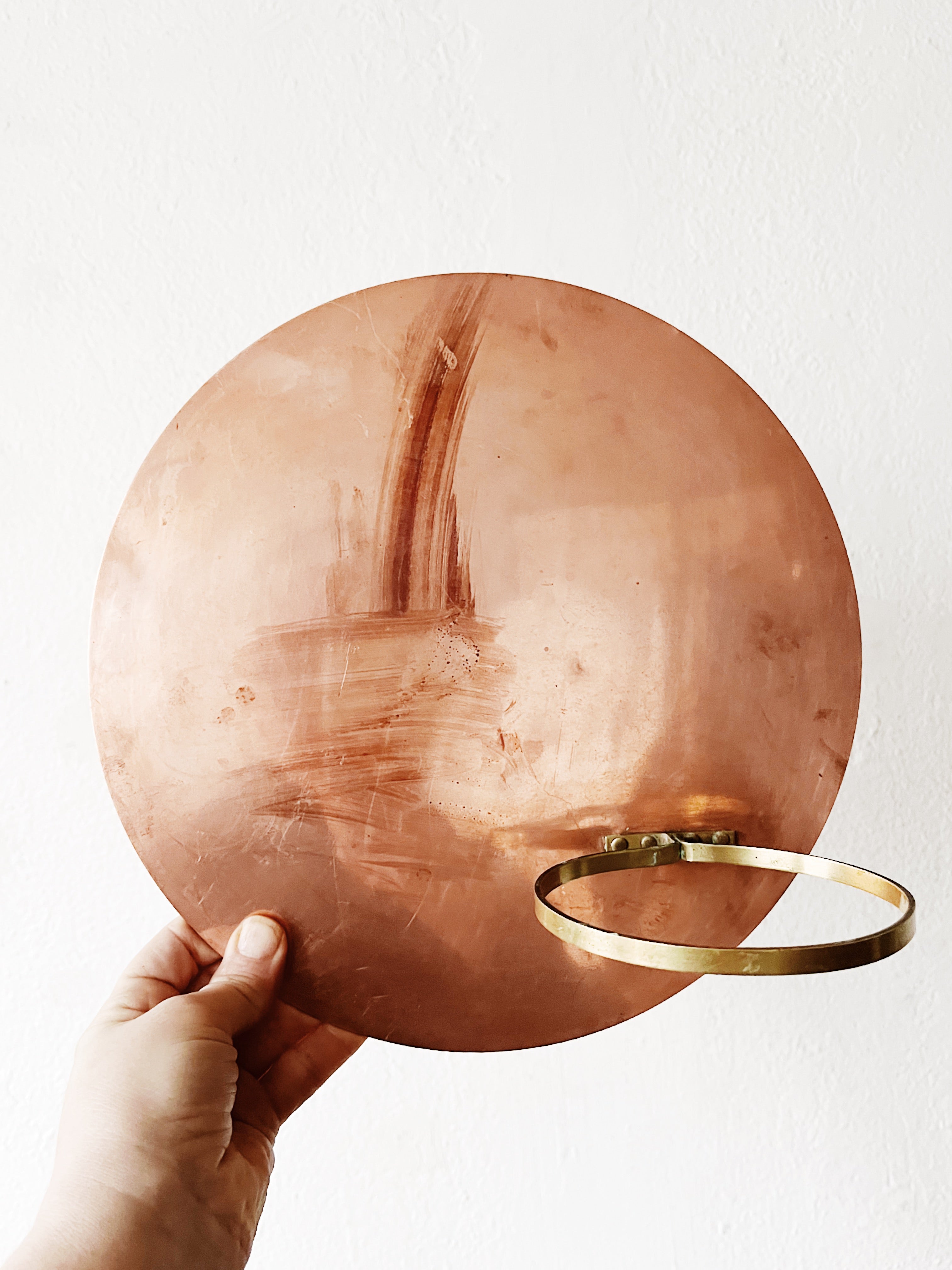 Hand Crafted Copper Wall Planter - Thumbnail 4
