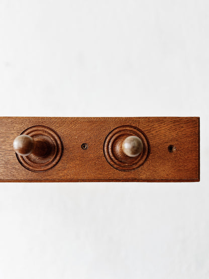 Antique Bullseye Coat Rack