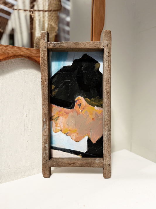 Vintage Pearl Earring Portrait